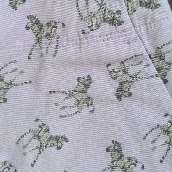 Crewcuts Girls Zebra Shorts Size 10 Super Cute - Picture 3 of 4